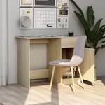 vidaXL Bureau Chêne sonoma 100x50x76 cm Bois d’ingénierie