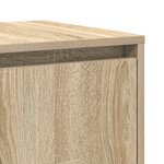 vidaXL Buffet en chêne de Sonoma Chêne de Sonoma Bois d'ingénierie