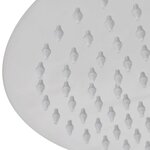 vidaXL Tête de douche plongeante ronde en acier inoxydable 20 cm