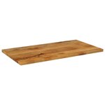 vidaXL Dessus de table 110x70x3 8cm rectangulaire bois massif manguier