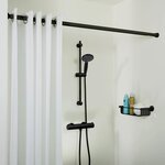 Sealskin Tringle de rideau de douche télescopique 125-220 cm noir