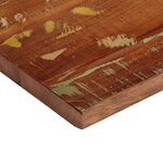 vidaXL Dessus de table 180x20x3 8cm rectangulaire bois massif récupéré