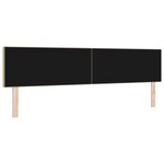 vidaXL Tête de lit LED Simple Design Vert Clair Gris 100 cm Tissu Velours Côtelé
