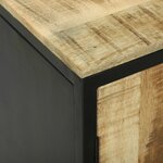 vidaXL Buffet 110x30x70 cm en Bois de Manguier Massif