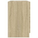 vidaXL Armoire d'évier chêne sonoma 59x37x59 cm bois d'ingénierie
