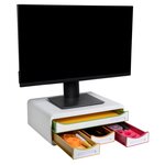 Module De Classement Toolbox 4 Tiroirs Black Office - Blanc/arlequin - Exacompta