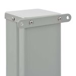 vidaXL Auvent latéral rétractable de patio 140 x 300 cm Blanc cassé