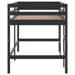 vidaXL Lit mezzanine enfants échelle 90x190 cm bois pin massif