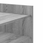 vidaXL Table basse sonoma gris 100x50x50 cm bois d'ingénierie
