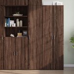 vidaXL Buffet haut chêne marron 40x42 5x185 cm bois d'ingénierie