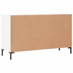 vidaXL Buffet blanc brillant 100x36x60 cm bois d'ingénierie