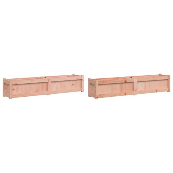 vidaXL Jardinières 2 Pièces bois massif douglas