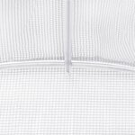 vidaXL Serre avec cadre en acier blanc 72 m² 12x6x2 85 m