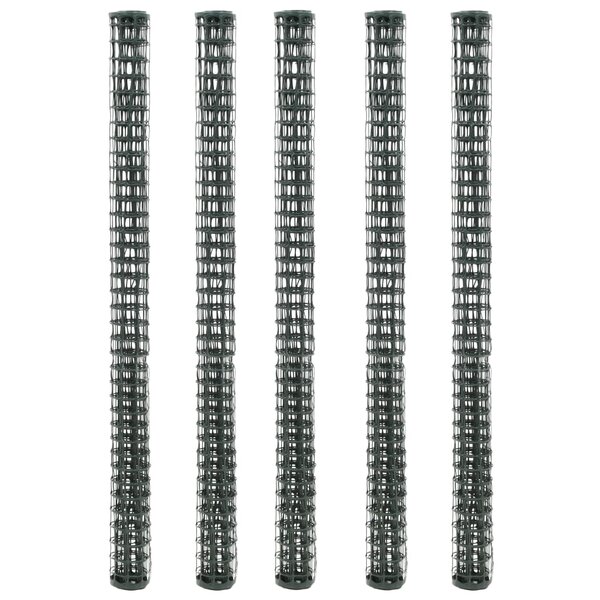 vidaXL Mailles de clôture de jardin 5 Pièces PEHD 1x1 2 m Vert