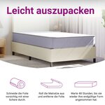 vidaXL Matelas en mousse moyennement doux 120x200 cm