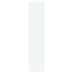 vidaXL Bibliothèque à 3 niveaux blanc 40x24x109 cm bois d'ingénierie