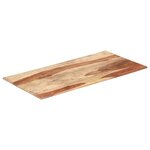 vidaXL Dessus de table bois massif d'acacia 15-16 mm 60x120 cm