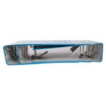 Lot De 3 Classeurs À Levier - Dos De 80mm - Format À Classer A4 - Extérieur En Polypropylène / Intérieur En Papier - Bleu Clair - X 4 - Exacompta