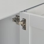 vidaXL Buffet Gris 112x35x81 cm