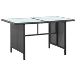 Salon de jardin meuble d'extérieur ensemble de mobilier 5 pièces avec coussins résine tressée noir 02_0016494