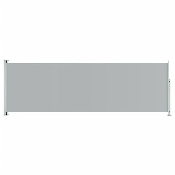vidaXL Auvent latéral rétractable de patio 200x600 cm Gris