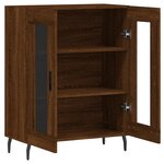 vidaXL Buffet chêne marron 69 5x34x90 cm bois d'ingénierie