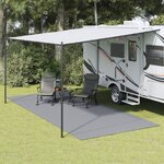 vidaXL Tapis de sol de camping gris clair 6x2 5 m