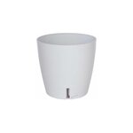 Pot en plastique rond avec réserve d'eau 30 cm eva