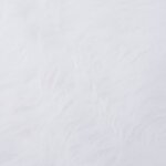 vidaXL Jupe de sapin de Noël Blanc 150 cm Fausse fourrure