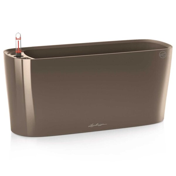 Lechuza jardinière de table delta 20 all-in-one taupe brillant 15566
