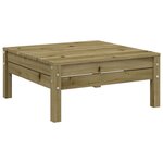 vidaXL Salon de jardin avec coussins 12 Pièces bois de pin imprégné