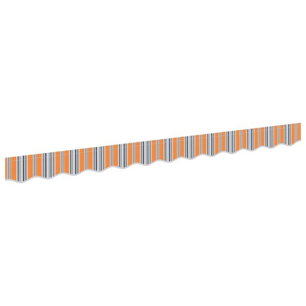 vidaXL Valance d'auvent pour cadre de 2.5 m Multicolore 2.3x0.2 m