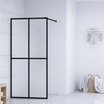 vidaXL Écran de douche Verre trempé dépoli 140x195 cm