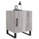 vidaXL Tables de chevet 2 Pièces sonoma gris 40x40x50cm bois d'ingénierie