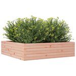 vidaXL Jardinière 90x90x23 cm bois massif douglas