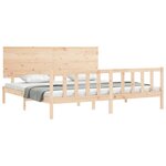 vidaXL Cadre de lit sans matelas bois massif de pin