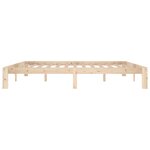 vidaXL Cadre de lit sans matelas bois massif de pin 200x200 cm