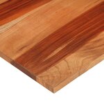 vidaXL Dessus de table bois massif d'acacia 25-27 mm 60x90 cm