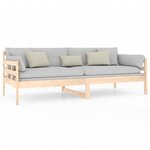 vidaXL Lit de jour sans matelas bois de pin massif 90x200 cm