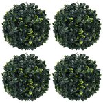 vidaXL Boules de buis artificielles 4 Pièces 12 cm