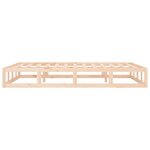vidaXL Cadre de lit sans matelas 160x200 cm bois massif