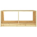 vidaXL Table basse 75x50x33 5 cm bois de sapin massif