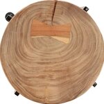 vidaXL Ensemble de tables d'appoint 2 Pièces Bois d'acacia massif