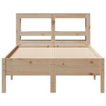 vidaXL Cadre de lit sans matelas 100x200 cm bois massif de pin