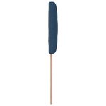 Tête de lit LED bleue avec motif de blocs de diamant  100 cm en tissu
