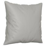 vidaXL Ensemble de canapés 2 Pièces coussins Gris clair Tissu microfibre