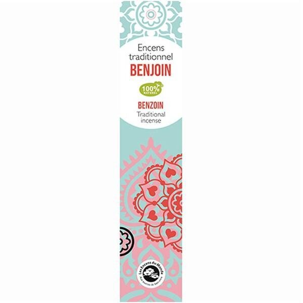 Encens indien au Benjoin 40 bâtonnets 45 min