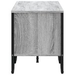 vidaXL Meuble TV sonoma gris 122x34x41 cm bois d'ingénierie