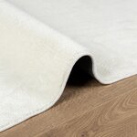 vidaXL Tapis OVIEDO à poils courts crème 140x200 cm