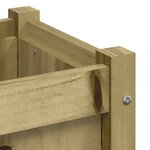 vidaXL Jardinière 180x31x31 cm bois de pin imprégné